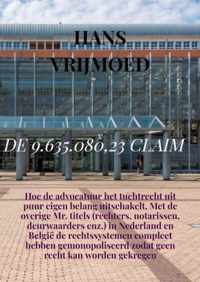 De 9.635.080,23 Claim - Hans Vrijmoed - Paperback (9789464058192)