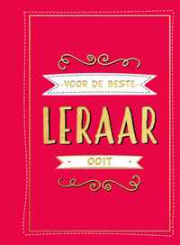 Cadeauboeken  -   Voor de beste leraar ooit - Cadeauboeken