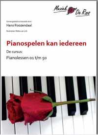 Pianocursus van 50 lessen (inclusief videolessen via YouTube)