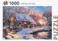 Rebo legpuzzel 1000 stukjes - Winter Cottage