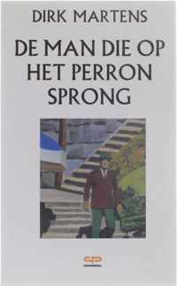 De man die op het perron sprong