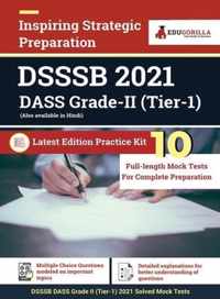 DSSSB DASS Grade II Exam 2021 Tier 1 Preparation Kit for Delhi Subordinate Service Selection Board 10 Full-length Mock Tests By EduGorilla