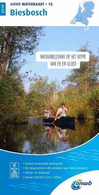 ANWB waterkaart - Biesbosch 2019