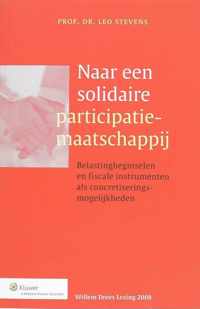 Naar een solidaire participatiemaatschappij