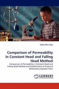 Comparison of Permeability in Constant Head and Falling Head Method