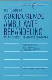 Richtlijnen Bij Kortdurende Ambulante Behandeling In De Geestelijke Gezondheidszorg