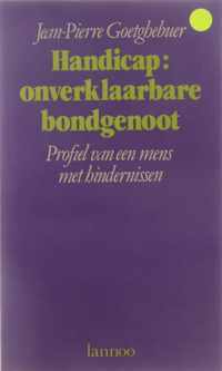 Handicap onverklaarbare bondgenoot - Goetghebuer