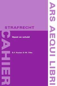 Ars Aequi cahiers Strafrecht 9 -   Opzet en schuld