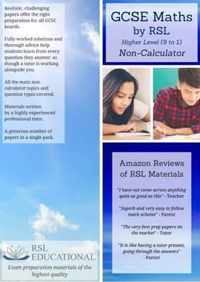 GCSE Maths by RSL, Higher Level (9-1), Non-Calculator