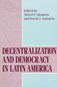 Decentralization and Democracy in Latin America