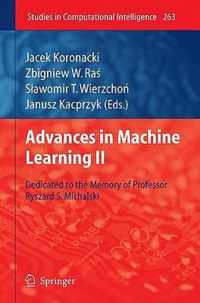 Advances in Machine Learning II