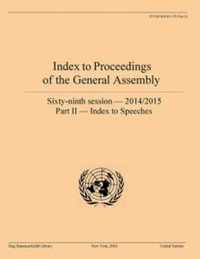 Index to Proceedings of the General Assembly 2014/2015