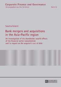 Bank mergers and acquisitions in the Asia-Pacific region