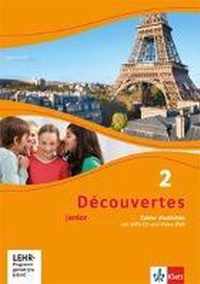 Découvertes Junior 2. Cahier d'activités mit MP3-CD und Video-DVD