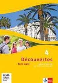 Découvertes Série jaune 4. Cahier d'activités mit MP3-CD und Video-DVD