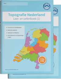 Topografie Nederland Leer- en oefenboeken Set (1 en 2)