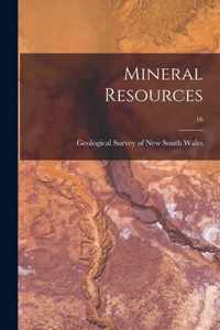 Mineral Resources; 16