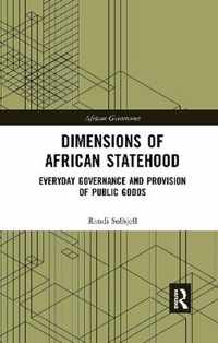 Dimensions of African Statehood