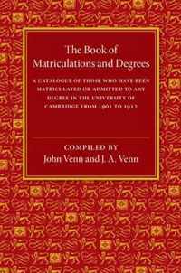 The Book of Matriculations and Degrees