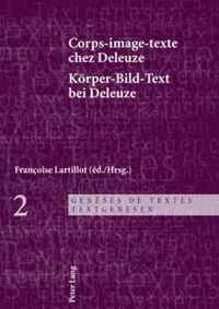 Corps-image-texte chez Deleuze. Körper-Bild-Text bei Deleuze