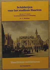 Schilderijen voor het stadhuis Haarlem