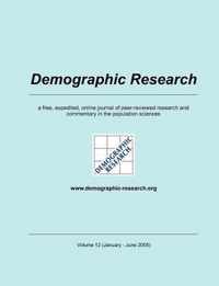 Demographic Research, Volume 12