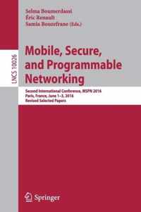 Mobile, Secure, and Programmable Networking