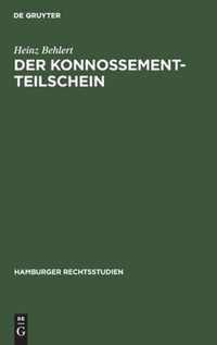 Der Konnossement-Teilschein