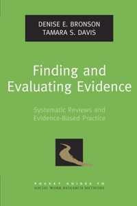 Finding and Evaluating Evidence