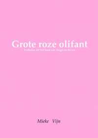 Grote roze olifant