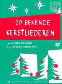 20 Bekende Kerstliederen voor zang-piano