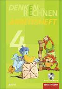 Denken und Rechnen 4. Arbeitsheft mit CD-ROM. Grundschulen. Bayern