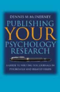 Publishing Your Psychology Research