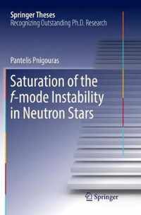 Saturation of the f-mode Instability in Neutron Stars