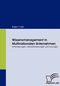 Wissensmanagement in Multinationalen Unternehmen