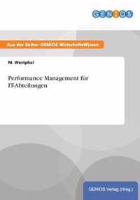 Performance Management fur IT-Abteilungen