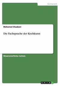 Die Fachsprache der Kochkunst