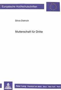 Mutterschaft Fuer Dritte