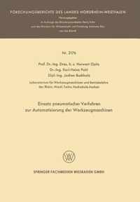 Einsatz Pneumatischer Verfahren Zur Automatisierung Der Werkzeugmaschinen