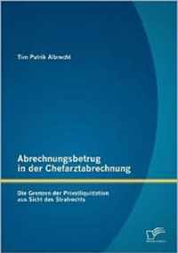 Abrechnungsbetrug in der Chefarztabrechnung