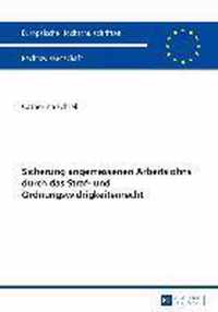 Sicherung Angemessenen Arbeitslohns Durch Das Straf- Und Ordnungswidrigkeitenrecht