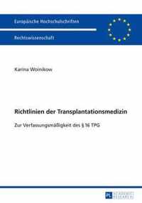 Richtlinien Der Transplantationsmedizin