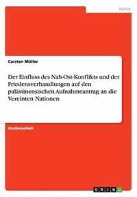 Der Einfluss des Nah-Ost-Konflikts und der Friedensverhandlungen auf den palastinensischen Aufnahmeantrag an die Vereinten Nationen