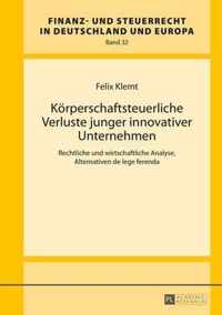 Koerperschaftsteuerliche Verluste Junger Innovativer Unternehmen