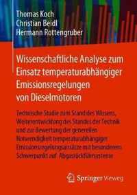 Wissenschaftliche Analyse Zum Einsatz Temperaturabhangiger Emissionsregelungen Von Dieselmotoren