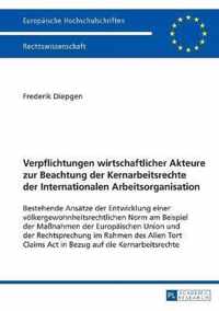 Verpflichtungen wirtschaftlicher Akteure zur Beachtung der Kernarbeitsrechte der Internationalen Arbeitsorganisation