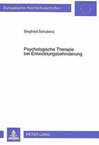 Psychologische Therapie Bei Entwicklungsbehinderung