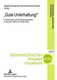 'Gute Unterhaltung!'