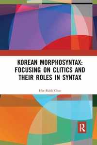 Korean Morphosyntax