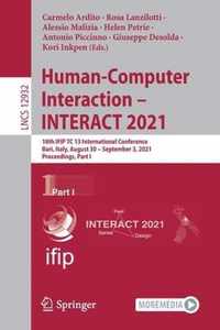 Human-Computer Interaction - INTERACT 2021